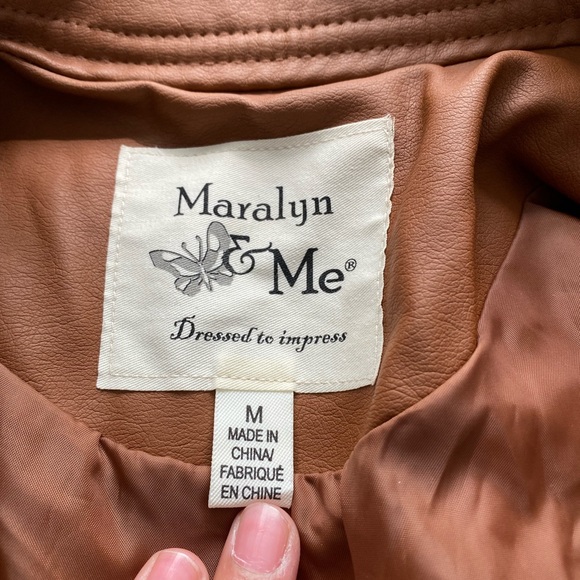 Maralyn & Me Faux Leather Jacket - Picture 6 of 7